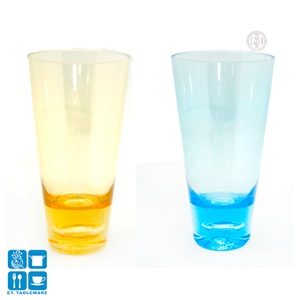 塑杯-H-500果汁杯(橘/黃/藍)(12入)
