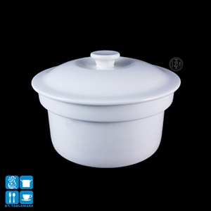 象牙強化 6.5 寸如意盅｜1000 CC｜16.6 ㎝｜身．蓋 ｜單個