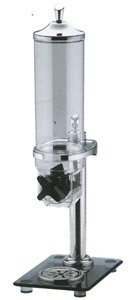麥片桶-KINGO圓柱形單槽透明桶(3.6L)