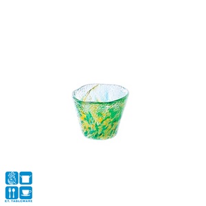 清酒杯-手作綠色琉璃清酒杯-50ml/1入