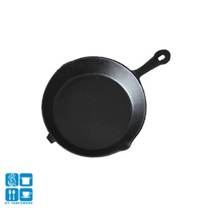 中鐵柄煎鍋8"鑄鐵鍋