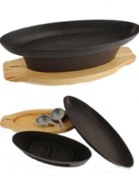 爐組-鋁合金橢圓魚爐海鮮鍋組(50cm)
