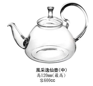 花茶壺-耐熱風采逸仙壺(1入)600cc