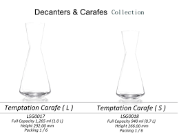 醒酒器/Temptation Carafe L 無鉛水晶分酒瓶,1265ml(1入)