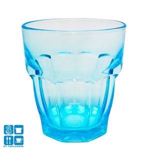 Rock Bar彩色強化水杯(水藍色)270ml/6入
