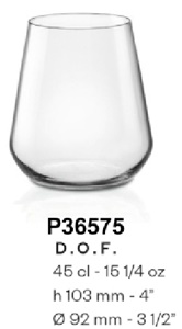 水晶水杯(6入)450ml