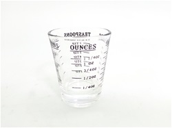 量杯-玻璃盎司量杯(小型)黑線50ml