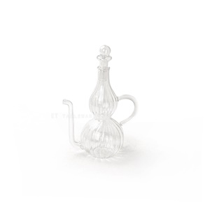 調味 ☆ 日製 玻璃茶壺造型油罐DR調味罐｜80 ml｜單個
