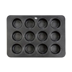 烤盤 ☆ 12連布丁模 (800系列不沾)｜36.5 x 26.5 cm｜矽利康不沾｜單個