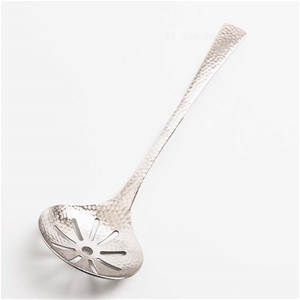 杓 ☆ 日本製鎚目 火鍋匙｜19 cm｜單個