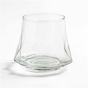杯☆玻璃 蒂凡斯 菱格紋 Rock 杯｜290 cc｜6入
