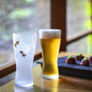 杯 ☆ 花火 金魚 對杯 禮盒｜玻璃｜310 ml｜單組 / （2 杯入禮盒）