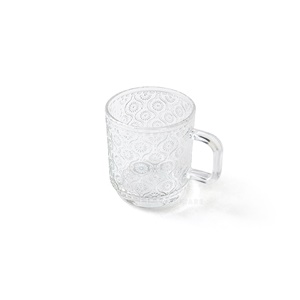 杯 ☆ 海棠花玻璃矮杯｜390 ml｜6入