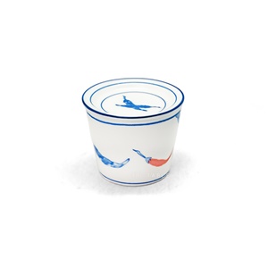 杯 ☆ 釉下彩豬口杯含蓋｜辣椒｜單個