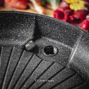 烤盤 ☆ 可瀝油韓式燒烤盤｜38.5 x H5.5 cm｜單組