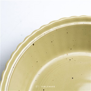 盤☆花型 深盤｜24 x H 6 cm｜單個