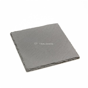 自然風 15 x 15 cm 玄武岩 岩板餐盤｜長方形｜單個