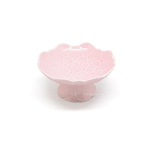 盤 ☆ 花朵 高腳果盤｜櫻花粉｜12.3 ㎝｜單個★ 商品流動率快，如遇售完，需追加預購