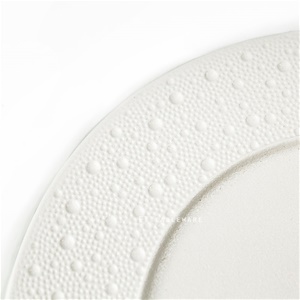 盤 ☆ 流星雨圓形盤｜26.7 cm．32 cm｜白｜單個