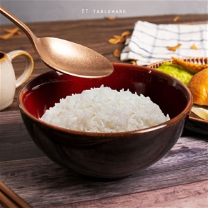 窯變☆釉色陶瓷 飯碗｜杏色．棕色．紅色｜12.5 cm｜單個