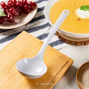 杓 ☆ 極簡湯杓｜12吋｜象牙白｜12入