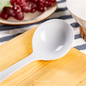 杓 ☆ 極簡湯杓｜12吋｜象牙白｜12入