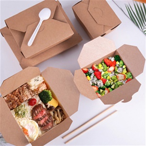 外帶盒 牛皮紙輕食餐盒 ｜A．B．C．D ｜50入一組