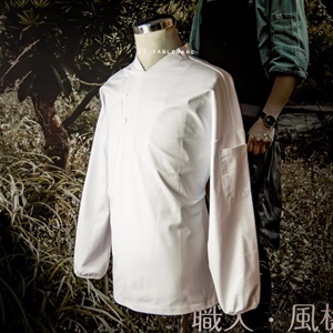 廚衣 ☆ 機能款 涼感 雲朵速爽針織廚衣｜白色｜M - 3 XL｜單個
