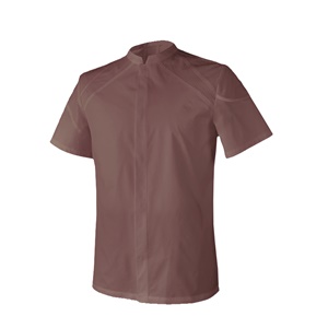 廚衣 ☆ 透心涼感單排廚師服｜短袖｜醬紅｜M - 3 XL｜單件