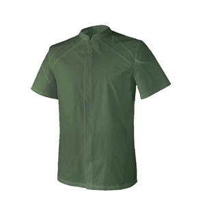 廚衣 ☆ 透心涼感單排廚師服｜短袖｜軍綠｜M - 3 XL｜單件