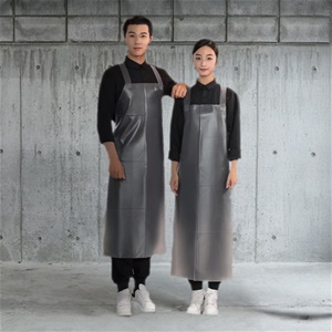 圍裙 ☆ 防水防油圍裙｜灰色．黑色．綠色｜80 × 108 ㎝｜單個