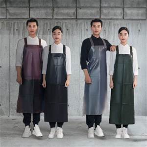 圍裙 ☆ 防水防油圍裙｜灰色．黑色．綠色｜80 × 108 ㎝｜單個