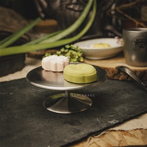 蛋糕架 ☆ 日製 Mini 不鏽鋼 高腳甜點架｜12 × 5 ㎝｜單個