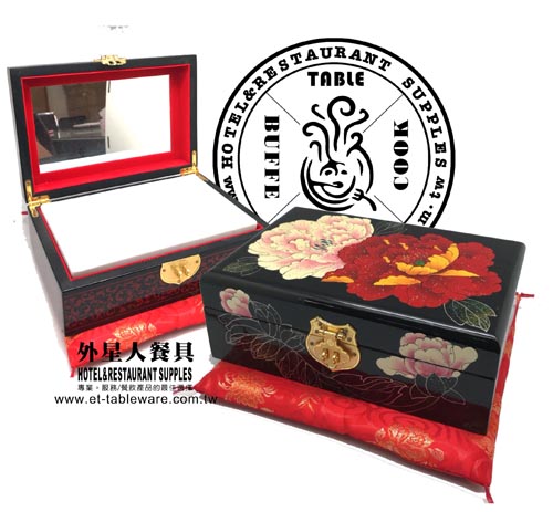 意境餐具-手繪漆器餐錦盒