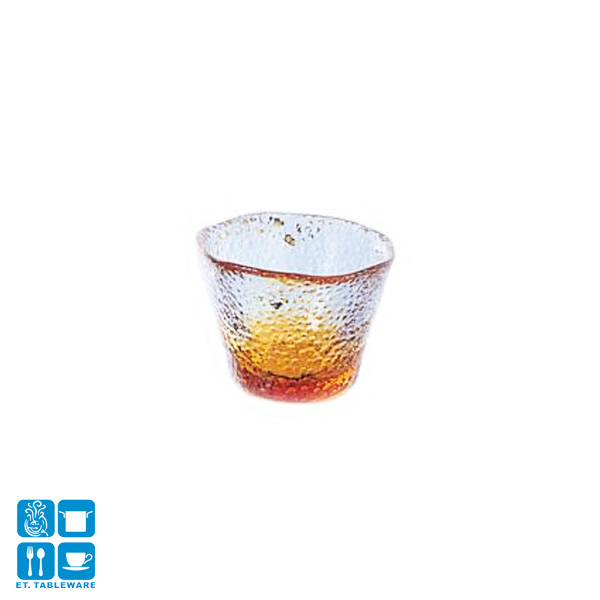清酒杯-手作黃色琉璃清酒杯-50ml/1入