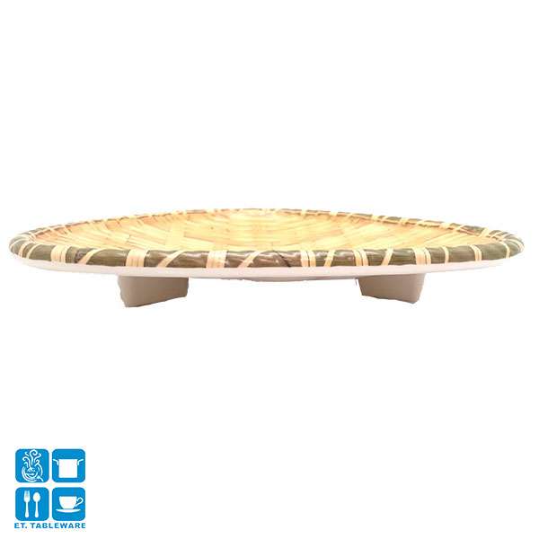 5088 仿竹三角盤20*22.5*3cm