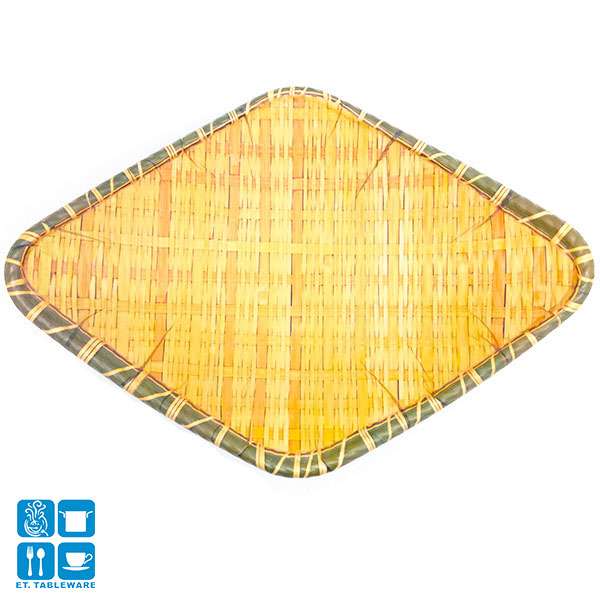 5098 仿竹四方盤35.5*26*5cm