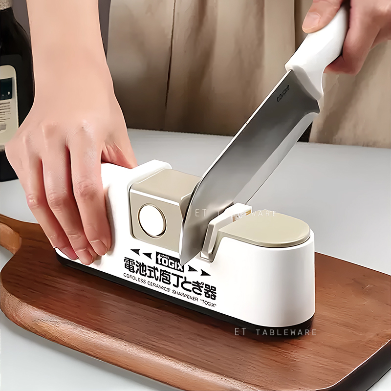 磨刀 ☆ 下村日製電動陶瓷磨刀器｜雙刃｜單個
