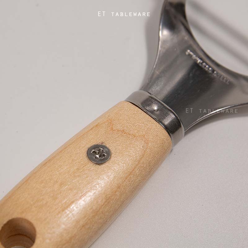 刀 ★ 日本天然木不銹鋼刮皮器｜13.5 x 7  ㎝｜單個 