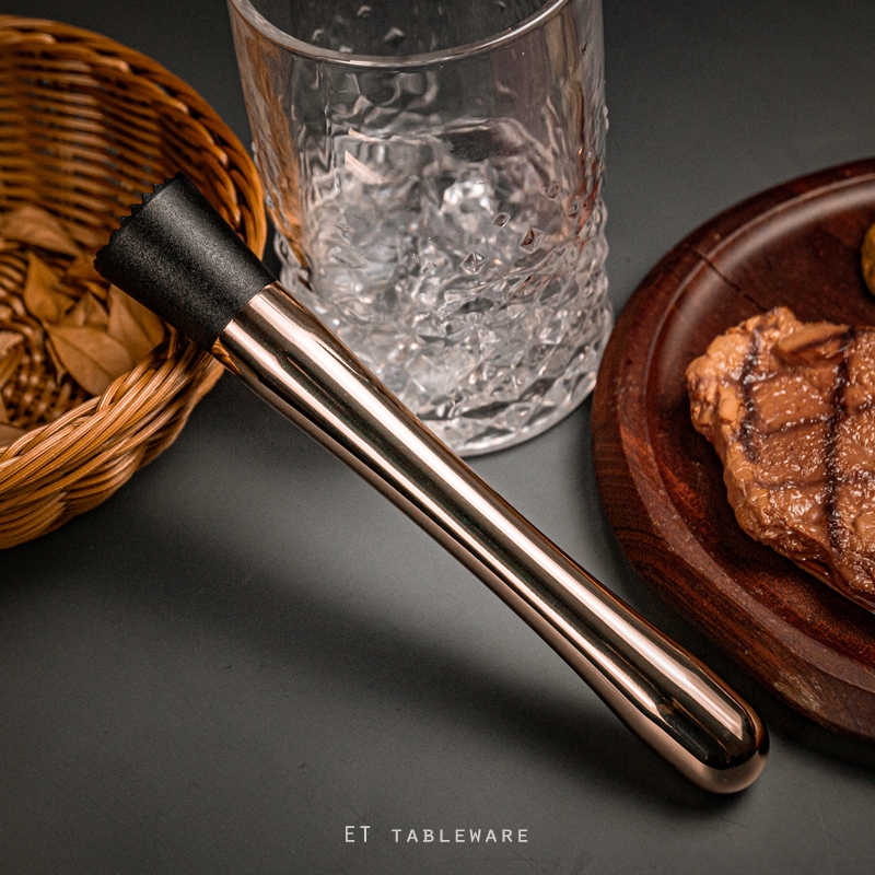 磨棒 不銹鋼碎冰器/碎肉頭｜銀色．玫瑰金．金色｜21 cm｜單支