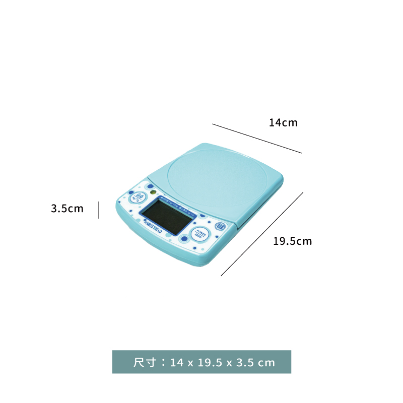 秤☆多功能附盆廚房料理秤｜2kg｜19.5 x 14 x 3.5 cm｜單個