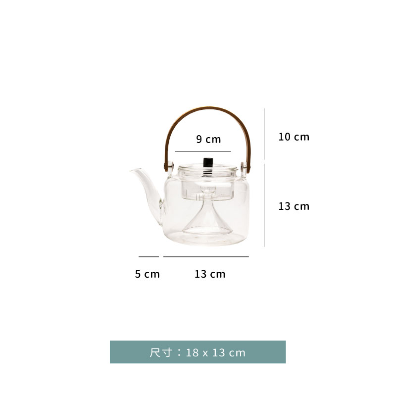 壺☆木質手感平光壺｜1000 ml ｜單個-較長備貨日