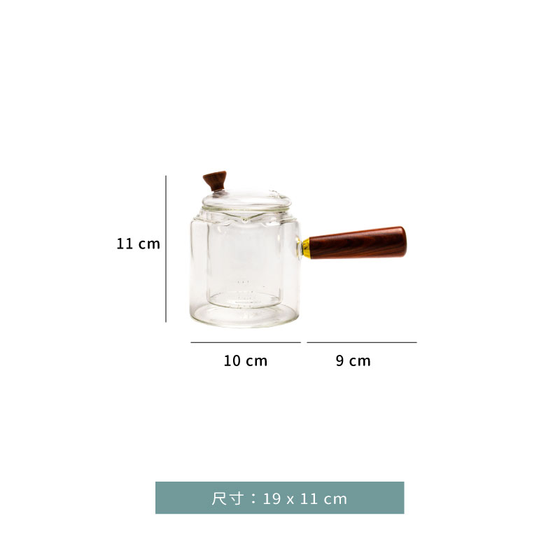 壺 ☆ 日式 木質 單把 茶壺｜500 ml｜單個