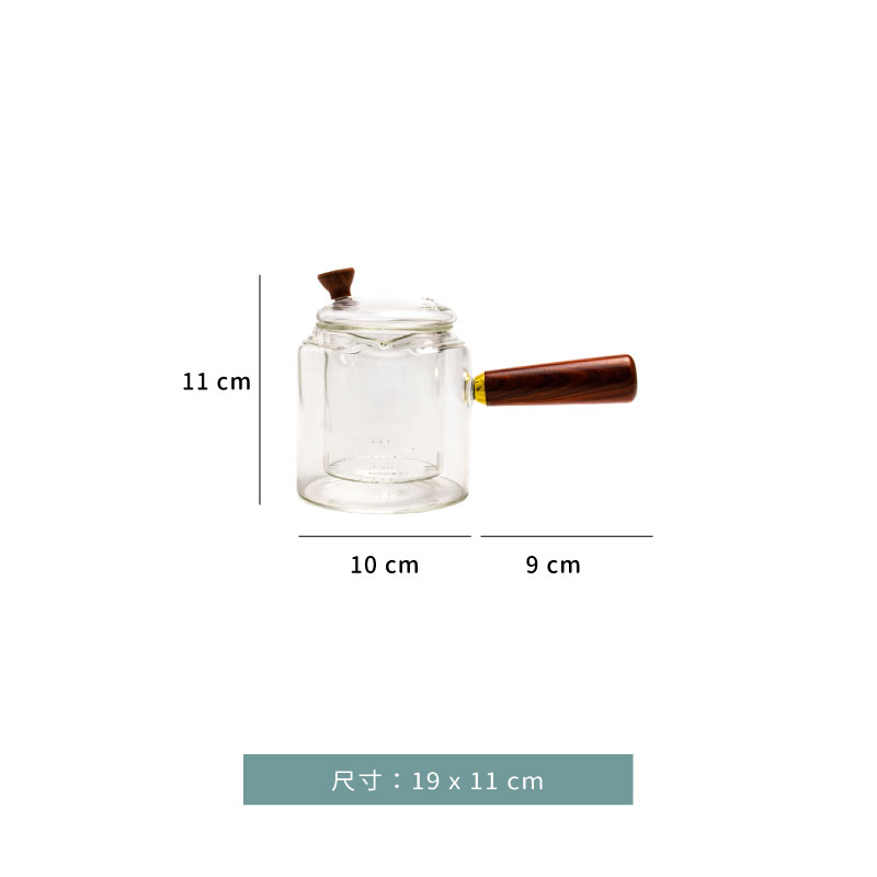 壺 ☆ 日式 木質 單把 茶壺｜500ml單個