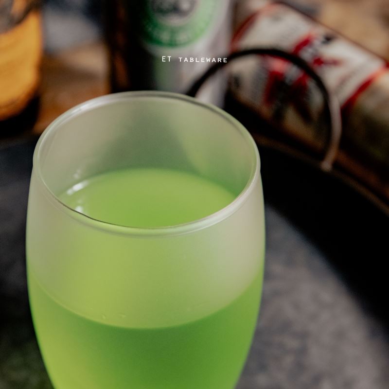 杯 ☆ 薩通凝霜青檸綠 直身杯｜350 cc｜6入