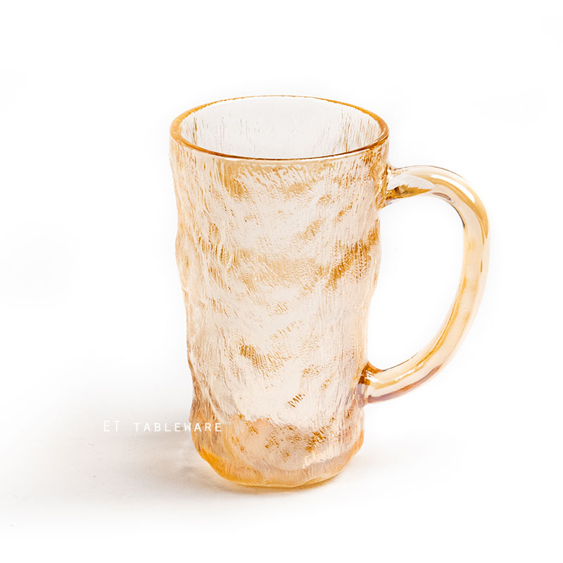 杯★岩石手把杯｜琥珀色｜380 ml｜單個-較長備貨日