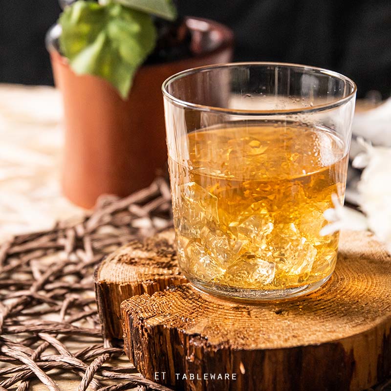 杯☆玻璃 寬口薄壁 玻璃杯｜390 cc｜6入