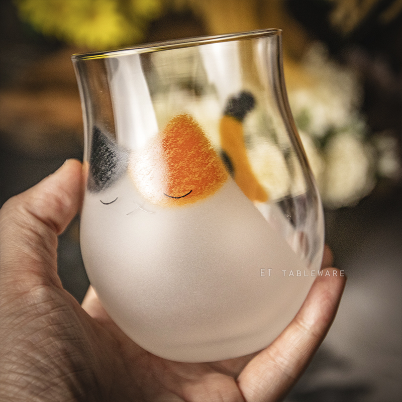 杯 ☆ ADERIA 日本三花貓杯｜340 ml｜單個