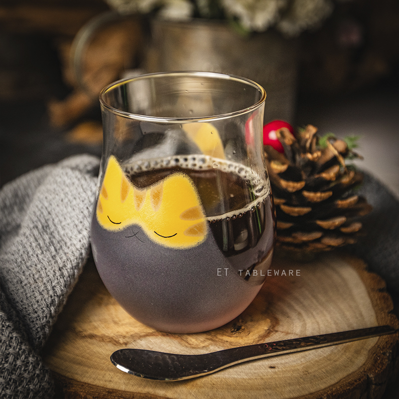 杯 ☆ ADERIA 日本橘貓杯｜340 ml｜單個
