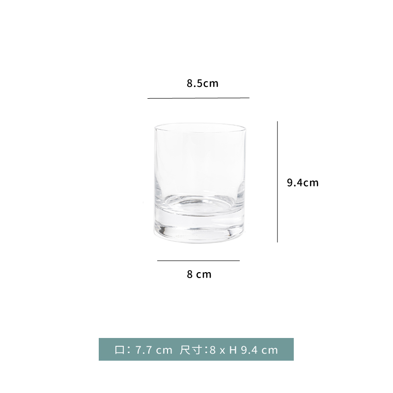 杯☆玻璃 直筒威士忌杯｜320 cc｜(6入)